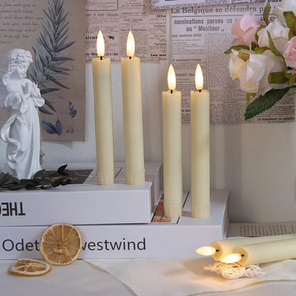 3D Wick Flameless Candles Flickering Led Battery Operated