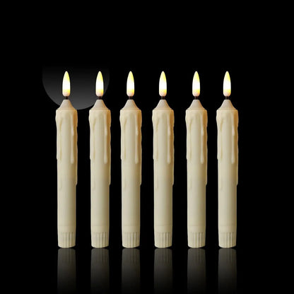 3D Wick Flameless Candles Flickering Led Battery Operated
