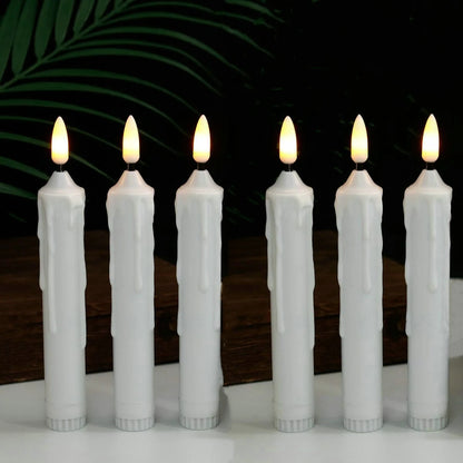 3D Wick Flameless Candles Flickering Led Battery Operated
