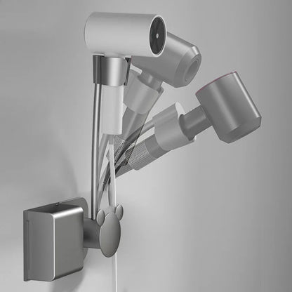 Wall Mounted Hair Dryer Holder Organizer